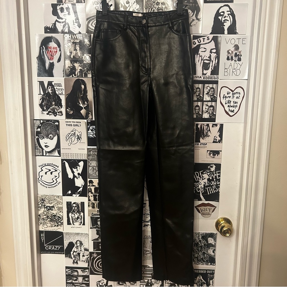 Aritzia Wilfred Melina Vegan Leather Pants
